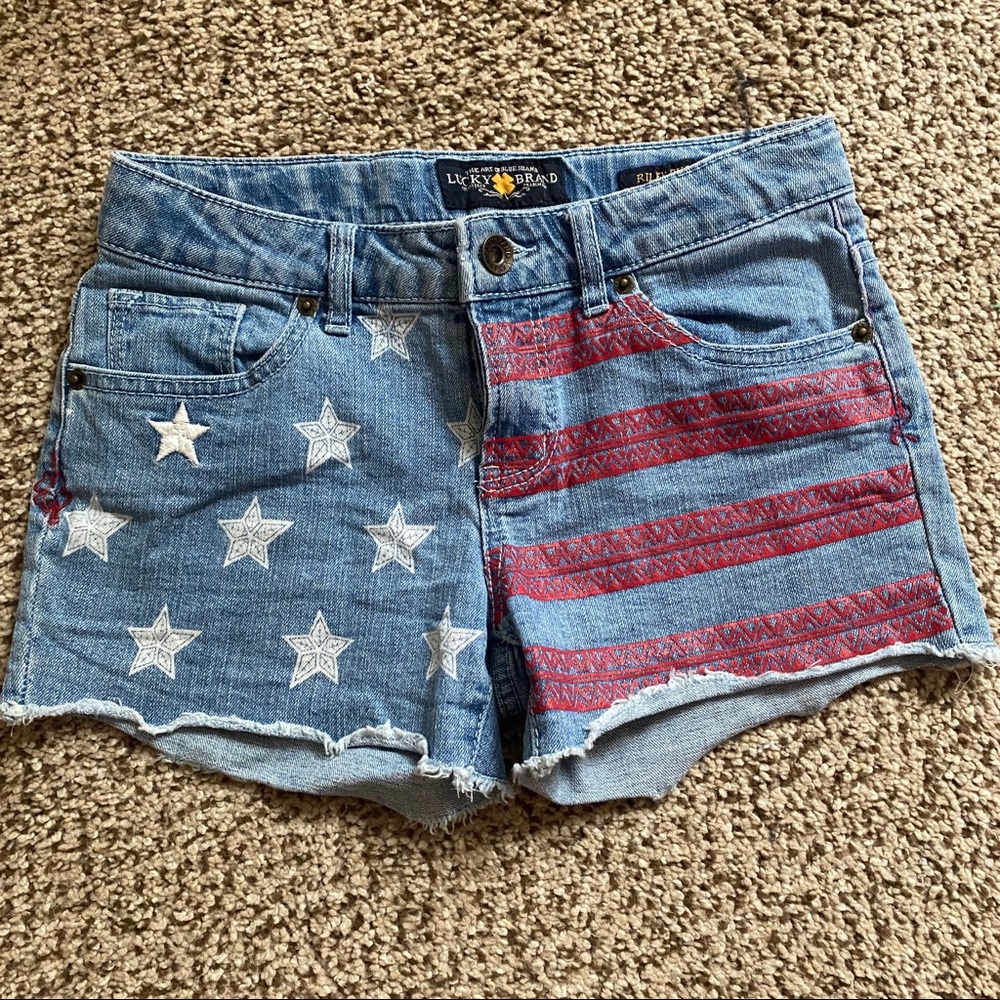 LUCKY BRAND KIDS JEAN SHORTS